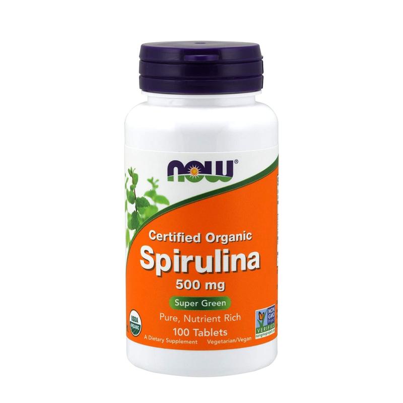 NOW SPIRULINA 500MG X 100 TABLETA