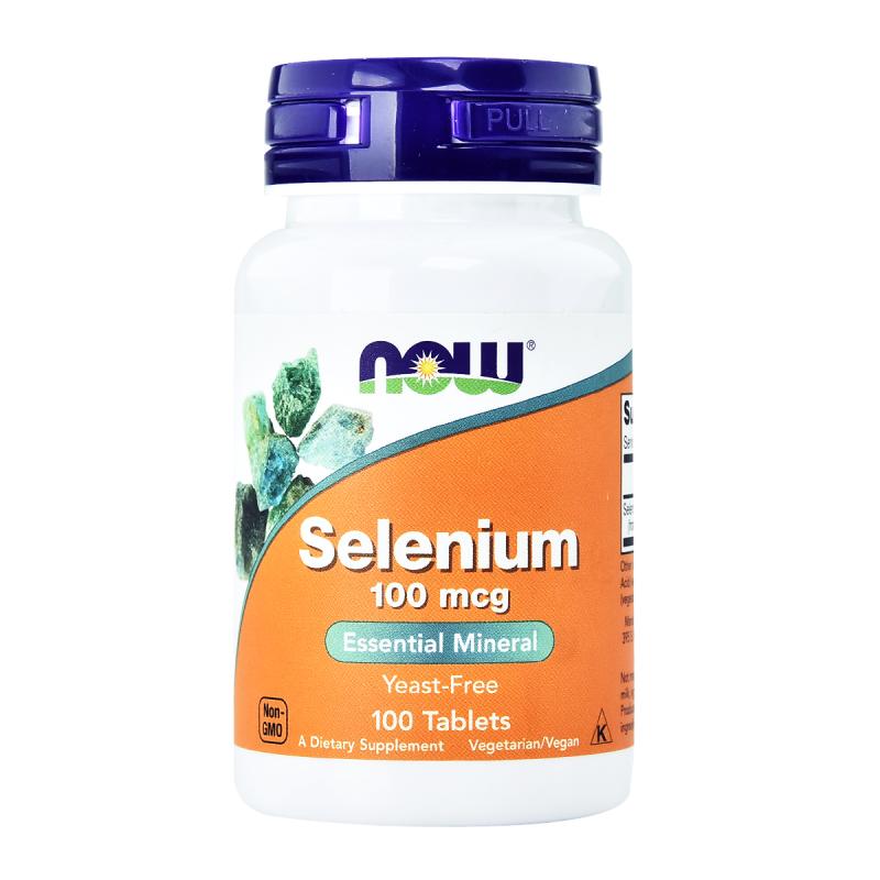 NOW SELENIUM - 100 TABLETS