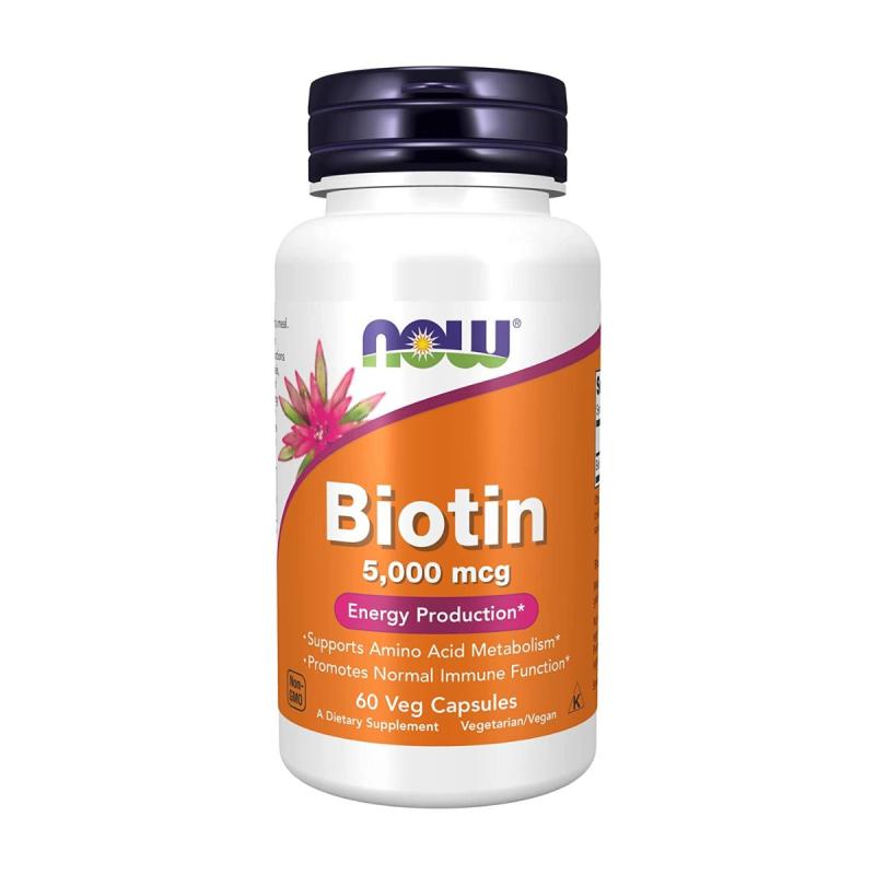 NOW BIOTIN 5000MCG X 60 TABLETA