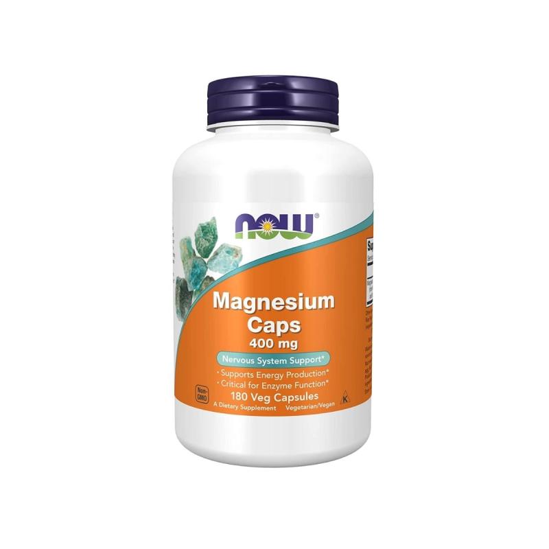 NOW MAGNESIUM 400 MG X 180 CAPSULES