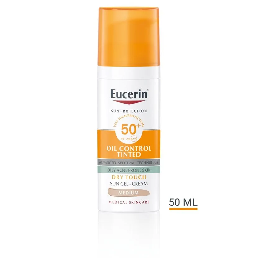 Sun Face Oil Control Tinted SPF 50+ Medium Eucerin