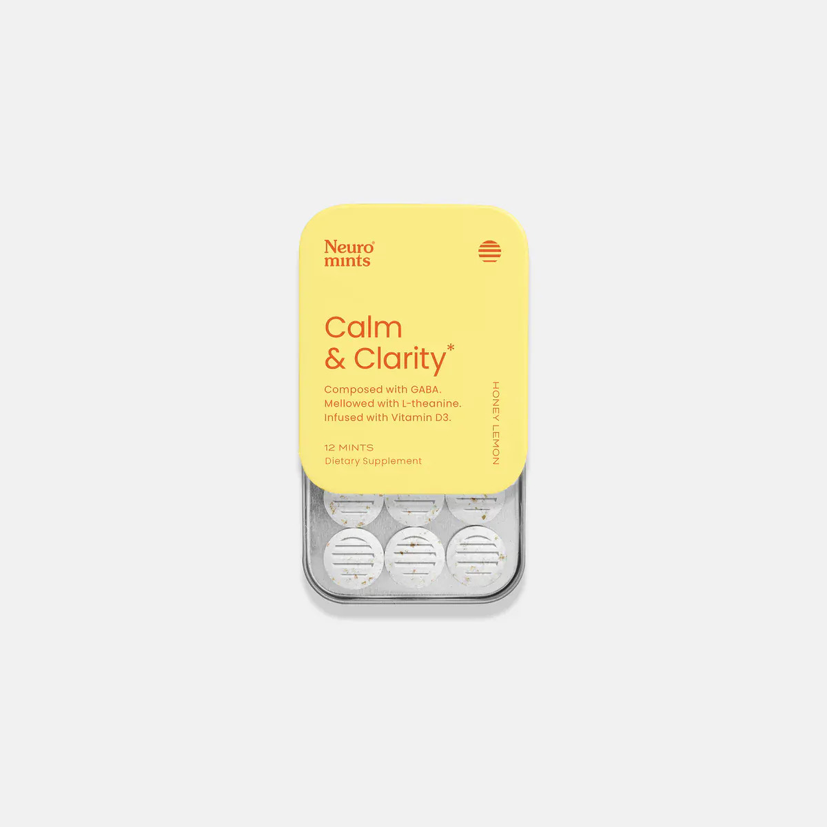 Neuromints Calm & Clarity Mints Honey Lemon