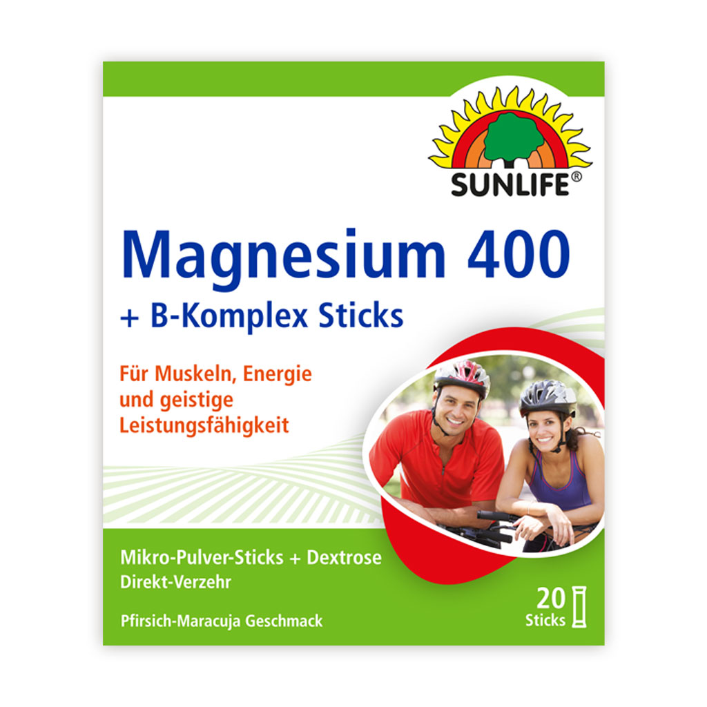 Sunlife Magnesium 400 + B-Komplex A20