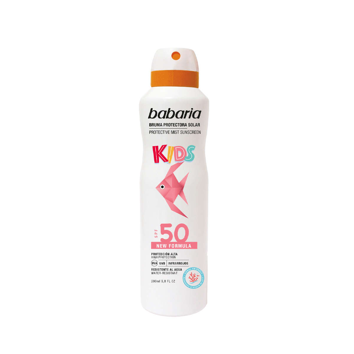 Babaria Kids Sunscreen Mist SPF50 200ml